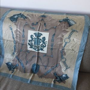 Hermes “Parure Equestres” Silk 70cm Scarf